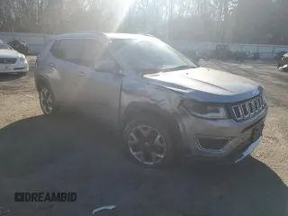 2018 Jeep Compass Limited with VIN 3C4NJCCB9JT358106, listed as a Copart auction lot 48586735 with 142,340 mi miles and Salvage Title. Bid and sale history available at carsss.com. Image 4.