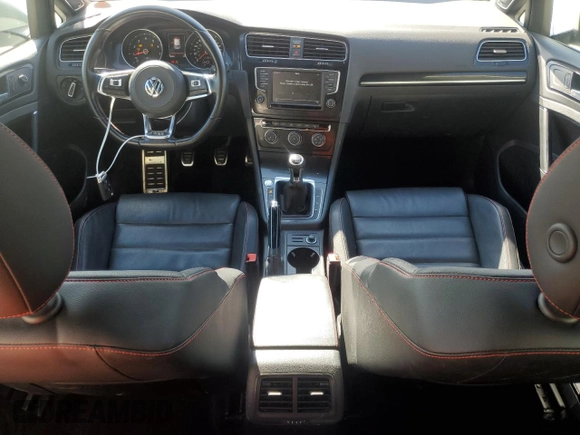 2017 Volkswagen GTI S with VIN 3VW547AU3HM011262, listed as a Copart auction lot 52087165 with 76,054 mi miles and Salvage Title. Bid and sale history available at DreamBid. Image 8.