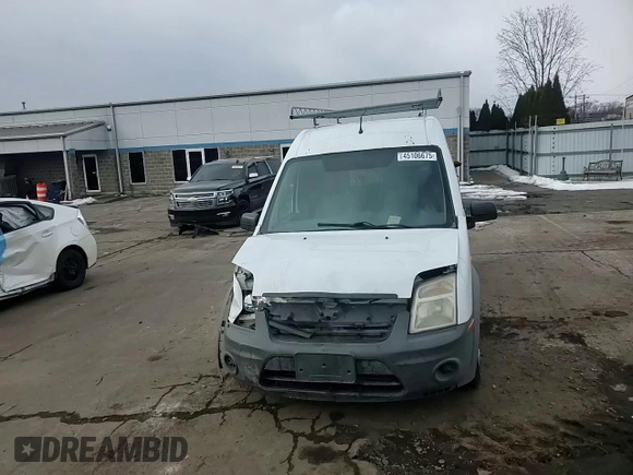 2010 Ford Transit Connect XL with VIN NM0LS7CN3AT008730, listed as a Copart auction lot 45106675 with 211,058 mi miles and Salvage title. Bid and sale history available at DreamBid. Image 12.