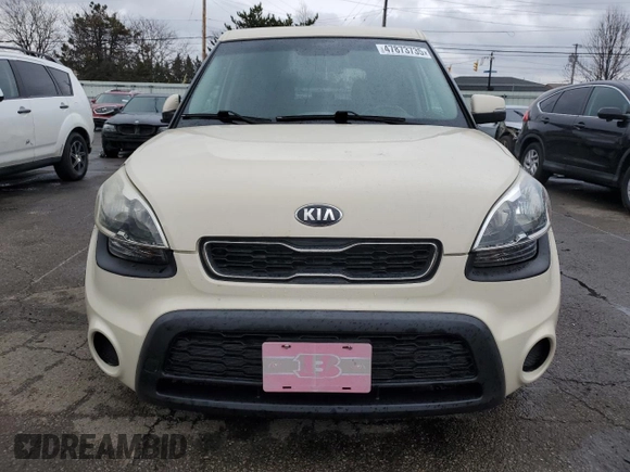 2013 Kia Soul + with VIN KNDJT2A63D7772967, listed as a Copart auction lot 47873735 with 114,996 mi miles and Salvage Title. Bid and sale history available at DreamBid. Image 5.