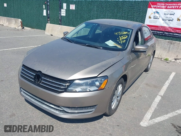 2015 Volkswagen Passat 1.8T Limited Edition with VIN 1VWAT7A34FC032404, listed as a IAAI auction lot 42126991 with 64,820 mi miles. Bid and sale history available at carsss.com. Image 2.
