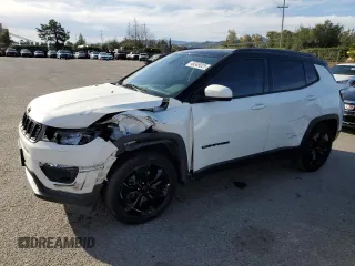 2021 Jeep Compass Altitude with VIN 3C4NJCBB5MT564013, listed as a Copart auction lot 46349225 with 36,561 mi miles and Salvage title. Bid and sale history available at DreamBid. Image 1.