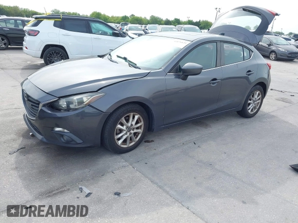2015 Mazda 3 i Touring with VIN JM1BM1L79F1218498, listed as a IAAI auction lot 41876820 with 87,602 mi miles and . Bid and sale history available at carsss.com. Image 17.