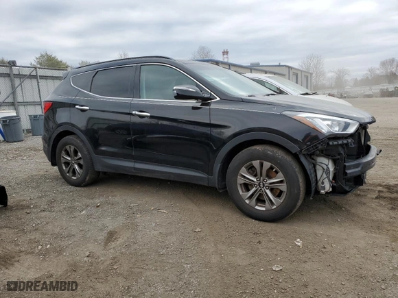 2015 Hyundai Santa Fe Sport with VIN 5XYZU3LB0FG244647, listed as a Copart auction lot 51088675 with 104,488 mi miles and Salvage Title. Bid and sale history available at carsss.com. Image 4.