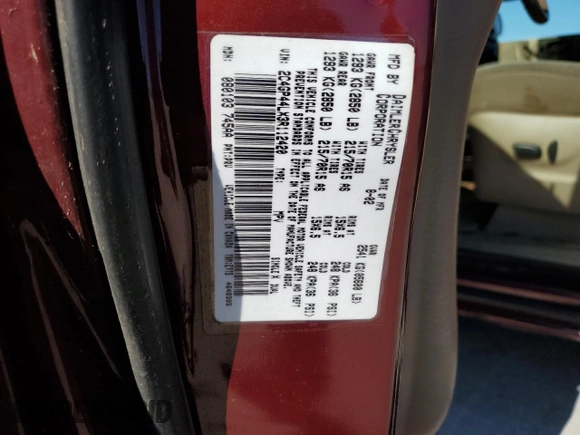 2003 Chrysler Town & Country LX with VIN 2C4GP44LX3R112420, listed as a Copart auction lot 77086724 with 101,353 mi miles and Clean Title. Bid and sale history available at DreamBid. Image 13.