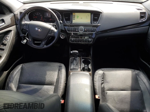 2016 Kia Cadenza Premium z VIN KNALN4D74G5211256, wystawiony jako Copart lot #50929215 z przebiegiem 75 846 mil mil oraz Szkoda całkowita • Salvage title. Historia ofert i sprzedaży dostępna na DreamBid. Obrazek 8.