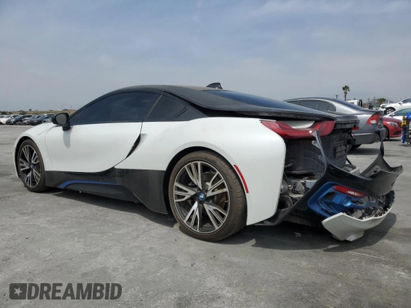 2016 BMW i8 with VIN WBY2Z2C57GV675308, listed as a Copart auction lot 53397245 with 56,452 mi miles and Clean Title. Bid and sale history available at carsss.com. Image 2.