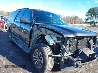 2017 Ford Expedition EL XLT with VIN 1FMJK1HT5HEA02260, listed as a IAAI auction lot 41215077 with 180,000 mi miles. Bid and sale history available at carsss.com. Image 1.