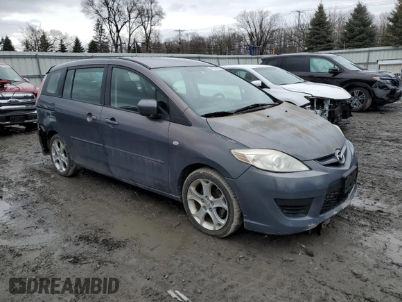 2009 Mazda 5 Touring with VIN JM1CR29L590338583, listed as a Copart auction lot 47972555 with 144,313 mi miles and Salvage Title. Bid and sale history available at carsss.com. Image 4.