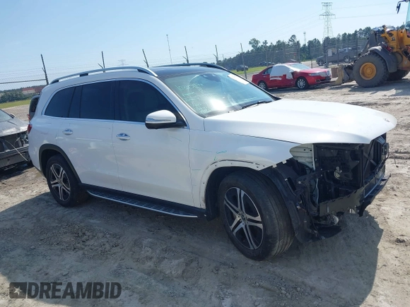 2022 Mercedes-Benz GLS 450 with VIN 4JGFF5KE6NA716736, listed as a IAAI auction lot 42269189 with 50,929 mi miles and . Bid and sale history available at DreamBid. Image 14.