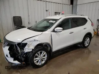 2016 Nissan Rogue S with VIN KNMAT2MVXGP667639, listed as a Copart auction lot 43378365 with 104,805 mi miles and Salvage Title. Bid and sale history available at carsss.com. Image 1.