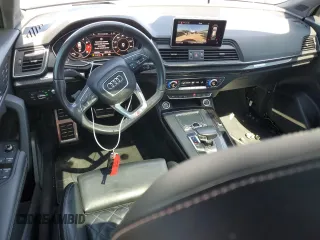 2018 Audi SQ5 with VIN WA1C4BFY9J2036019, listed as a Copart auction lot 71321774 with 70,364 mi miles and Salvage Title. Bid and sale history available at DreamBid. Image 8.