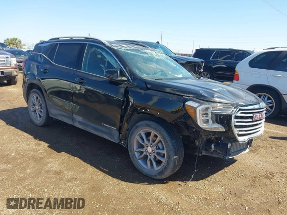 2022 GMC Terrain SLT z VIN 3GKALPEV8NL261044, wystawiony jako IAAI lot #41639324 z przebiegiem 21 948 mil mil oraz . Historia ofert i sprzedaży dostępna na DreamBid. Obrazek 1.