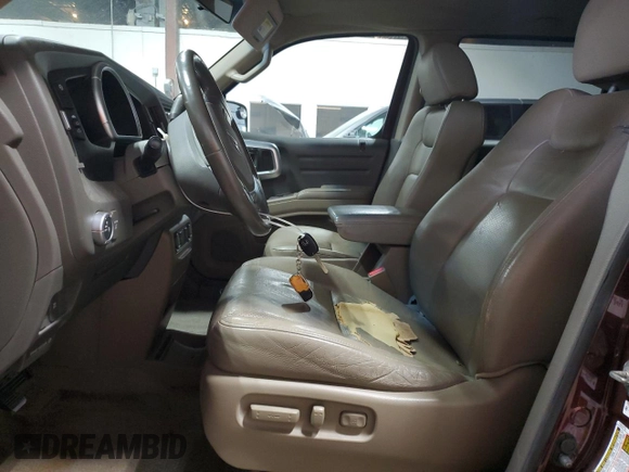 2008 Honda Ridgeline RTL with VIN 2HJYK16558H509591, listed as a Copart auction lot 59893235 with 210,513 mi miles and Clean title. Bid and sale history available at DreamBid. Image 7.
