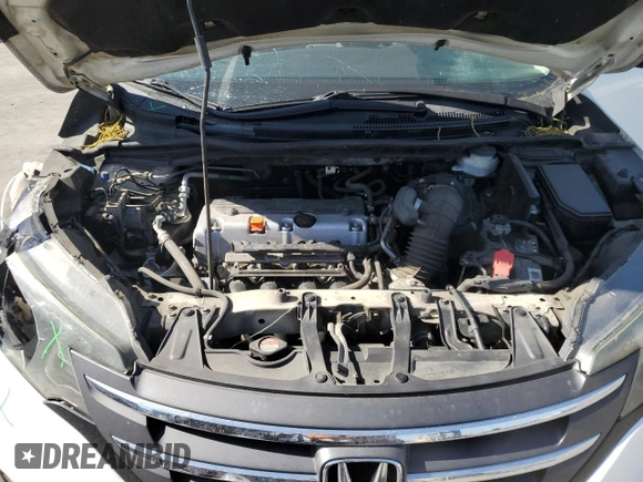 2012 Honda CR-V LX with VIN 5J6RM3H33CL019974, listed as a Copart auction lot 59207185 with 103,430 mi miles and Salvage title. Bid and sale history available at DreamBid. Image 12.