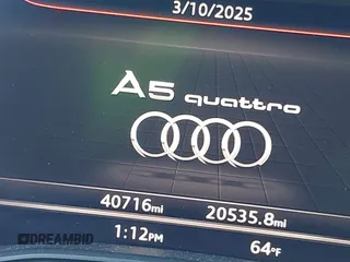 2019 Audi A5 Sportback Premium Plus with VIN WAUBNCF53KA023202, listed as a IAAI auction lot 41749214 with 40,716 mi miles and . Bid and sale history available at DreamBid. Image 16.