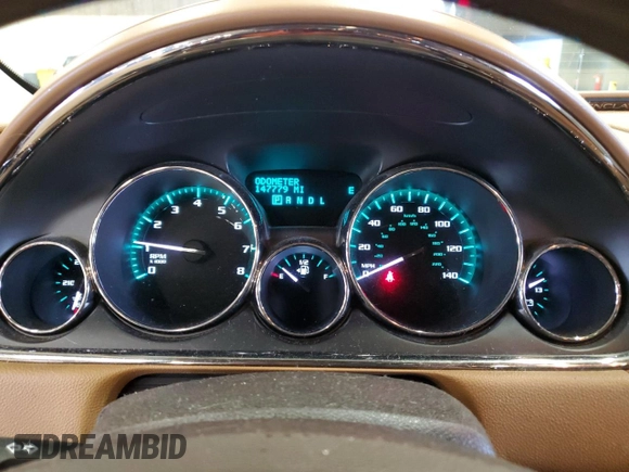2015 Buick Enclave Leather with VIN 5GAKVBKD9FJ174238, listed as a Copart auction lot 50135475 with 147,779 mi miles and Salvage Title. Bid and sale history available at carsss.com. Image 9.