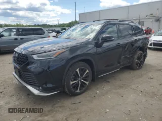 2022 Toyota Highlander XSE z VIN 5TDJZRBH5NS165192, wystawiony jako Copart lot #58150465 z przebiegiem 47 138 mil mil oraz Szkoda całkowita • Salvage title. Historia ofert i sprzedaży dostępna na DreamBid. Obrazek 1.