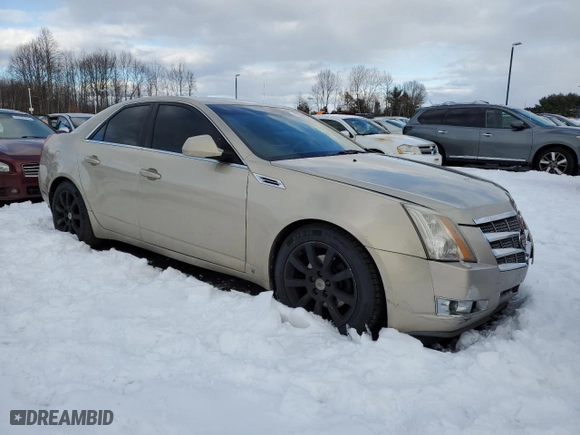2009 Cadillac CTS AWD w/1SA with VIN 1G6DG577090134410, listed as a Copart auction lot 42507325 with 214,158 mi miles and Salvage Title. Bid and sale history available at carsss.com. Image 4.
