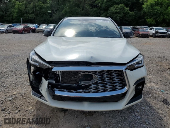2022 Infiniti QX55 Essential with VIN 3PCAJ5K36NF112610, listed as a Copart auction lot 54300355 with 44,406 mi miles and Clean Title. Bid and sale history available at DreamBid. Image 5.