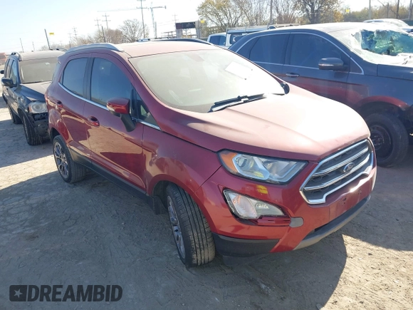 2019 Ford EcoSport Titanium with VIN MAJ3S2KEXKC272574, listed as a IAAI auction lot 41743534 with 83,248 mi miles and . Bid and sale history available at DreamBid. Image 1.
