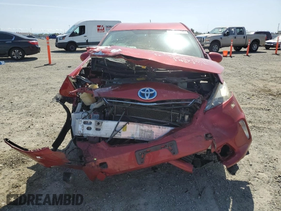 2012 Toyota Prius Two with VIN JTDZN3EU5C3036971, listed as a Copart auction lot 52208535 with 192,367 mi miles and Salvage Title. Bid and sale history available at DreamBid. Image 5.