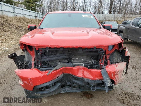 2019 Chevrolet Silverado 1500 RST with VIN 1GCRYEEK2KZ285600, listed as a Copart auction lot 83615634 with 37,625 mi miles and Clean Title. Bid and sale history available at DreamBid. Image 5.