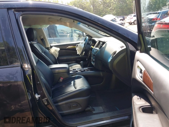 2015 Nissan Pathfinder Platinum z VIN 5N1AR2MM7FC707876, wystawiony jako IAAI lot #42255193 z przebiegiem 144 051 mil mil oraz . Historia ofert i sprzedaży dostępna na DreamBid. Obrazek 5.