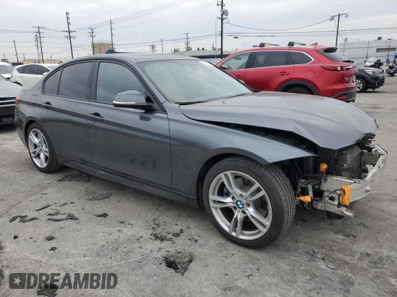 2018 BMW 3 Series 330e iPerformance with VIN WBA8E1C52JA758674, listed as a Copart auction lot 43273165 with 77,325 mi miles and Salvage Title. Bid and sale history available at carsss.com. Image 4.