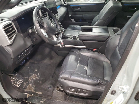 2024 Toyota Tundra 4WD Platinum with VIN 5TFNA5DB5RX139136, listed as a Copart auction lot 84995744 with 15,023 mi miles and Salvage Title. Bid and sale history available at carsss.com. Image 7.