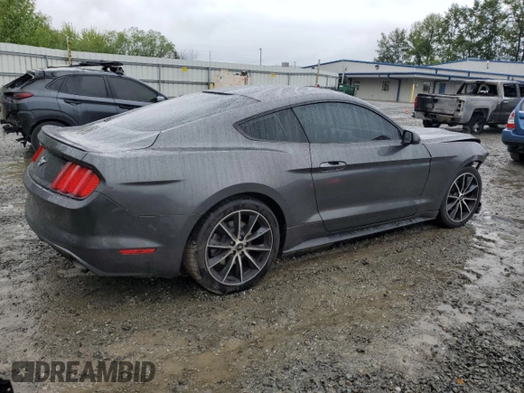 2017 Ford Mustang EcoBoost with VIN 1FA6P8TH9H5299434, listed as a Copart auction lot 56608815 with 46,819 mi miles and Salvage title. Bid and sale history available at DreamBid. Image 3.