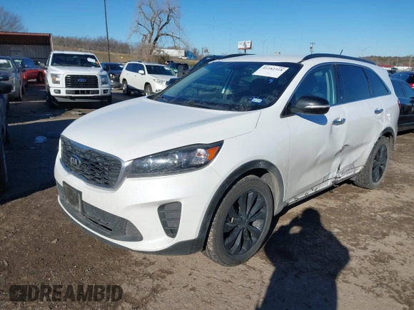 2019 Kia Sorento S V6 with VIN 5XYPG4A56KG601177, listed as a IAAI auction lot 41282318 with 132,373 mi miles. Bid and sale history available at carsss.com. Image 17.