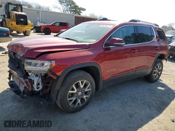 2023 GMC Acadia SLT with VIN 1GKKNML42PZ153487, listed as a Copart auction lot 47357855 with 43,887 mi miles and Non Repairable. Bid and sale history available at DreamBid. Image 1.