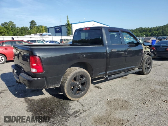 2017 Ram 1500 Express with VIN 1C6RR6FT0HS825397, listed as a Copart auction lot 60722025 with 75,769 mi miles and Salvage title. Bid and sale history available at DreamBid. Image 3.