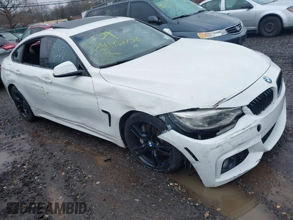2016 BMW 4 Series 428i xDrive with VIN WBA4C9C57GG141554, listed as a IAAI auction lot 41988753 with Not Provided miles. Bid and sale history available at carsss.com. Image 1.