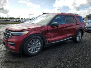2023 Ford Explorer King Ranch z VIN 1FM5K8LC7PGA77708, wystawiony jako Copart lot #53063954 z przebiegiem 13 462 mil mil oraz Szkoda całkowita • Salvage title. Historia ofert i sprzedaży dostępna na DreamBid. Obrazek 1.