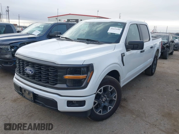 2024 Ford F-150 STX with VIN 1FTEW2K52RKE70430, listed as a IAAI auction lot 41623180 with 4,207 mi miles and . Bid and sale history available at carsss.com. Image 17.