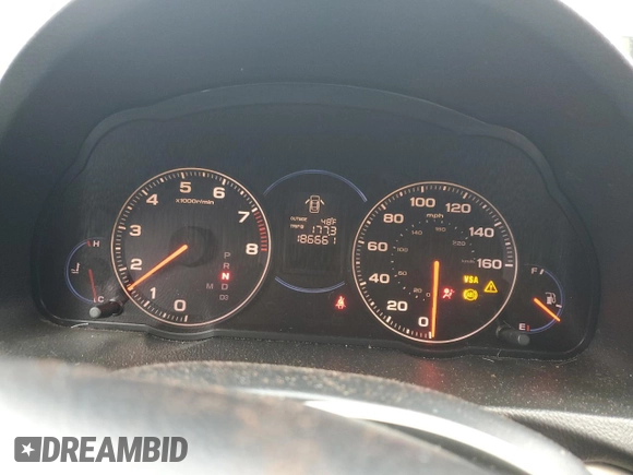 2004 Acura TSX with VIN JH4CL96854C031060, listed as a Copart auction lot 42148275 with 186,661 mi miles and Salvage Title. Bid and sale history available at carsss.com. Image 9.