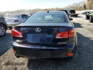 2010 Lexus IS 250 with VIN JTHBF5C2XA5118058, listed as a Copart auction lot 50803475 with 206,933 mi miles and Salvage Title. Bid and sale history available at DreamBid. Image 6.