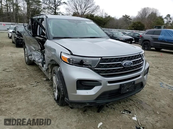 2021 Ford Explorer XLT with VIN 1FMSK8DH2MGA57763, listed as a Copart auction lot 43480875 with 35,545 mi miles and Salvage Title. Bid and sale history available at carsss.com. Image 15.
