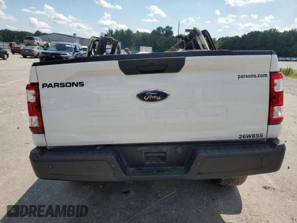2023 Ford F-150 XL with VIN 1FTEW1EB1PKE67737, listed as a Copart auction lot 67359184 with 0 mi miles and Salvage Title. Bid and sale history available at carsss.com. Image 6.