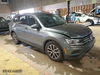 2021 Volkswagen Tiguan S with VIN 3VV1B7AX8MM010816, listed as a Copart auction lot 45718545 with 75,384 mi miles and Salvage Title. Bid and sale history available at carsss.com. Image 4.