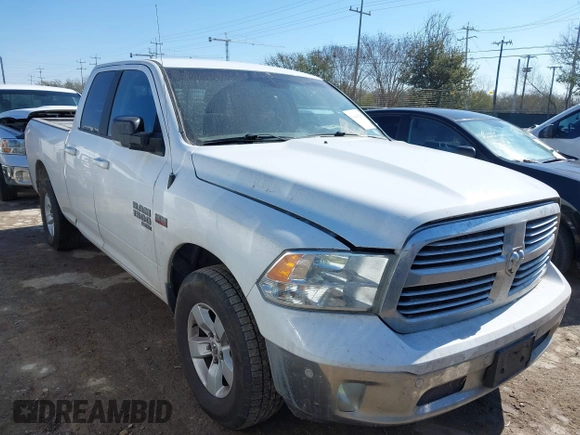 2019 Ram 1500 Classic Warlock with VIN 1C6RR6GT4KS730671, listed as a IAAI auction lot 41646298 with 164,583 mi miles. Bid and sale history available at carsss.com. Image 1.