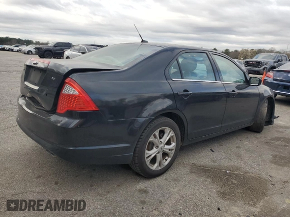 2012 Ford Fusion SE with VIN 3FAHP0HA7CR275113, listed as a Copart auction lot 46867635 with 195,236 mi miles and Salvage Title. Bid and sale history available at carsss.com. Image 3.
