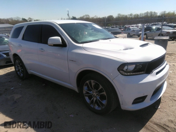 2020 Dodge Durango R/T with VIN 1C4SDHCT6LC119398, listed as a IAAI auction lot 41867696 with 155,101 mi miles and . Bid and sale history available at DreamBid. Image 1.