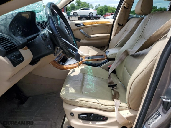 2006 BMW X5 3.0i with VIN 5UXFA13526LY42767, listed as a Copart auction lot 57548424 with 209,813 mi miles and Salvage Title. Bid and sale history available at carsss.com. Image 7.