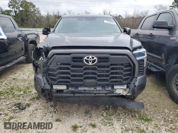 2023 Toyota Tundra 2WD SR5 with VIN 5TFLA5AB4PX027355, listed as a Copart auction lot 47404835 with 18,924 mi miles and Salvage Title. Bid and sale history available at carsss.com. Image 5.