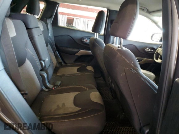 2017 Jeep Cherokee Sport with VIN 1C4PJLAB2HW623738, listed as a Copart auction lot 61817915 with 131,022 mi miles and Salvage title. Bid and sale history available at DreamBid. Image 11.