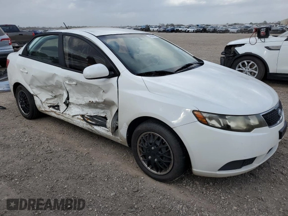 2013 Kia Forte LX with VIN KNAFT4A21D5707350, listed as a Copart auction lot 48399475 with 132,446 mi miles and Salvage Title. Bid and sale history available at carsss.com. Image 4.