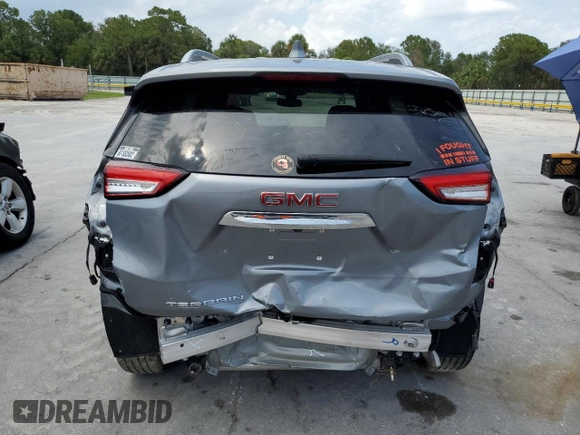 2024 GMC Terrain SLT с VIN 3GKALPEG5RL107141, выставлен на аукционе Copart как лот 58925655 с пробегом 14 625 миль миль и Списание • Salvage title. История ставок и продаж доступна на DreamBid. Изображение 6.